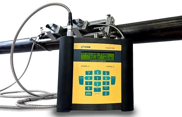 Ultra Sonic Thermic Fluid Heater Flow Meter
